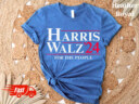 Harris Walz Shirt President Kamala Harris 2024 Shirt Election Shirt Kamala Rally Tshirt Tim Walz VP Tee Elect Kamala Harris Walz T Shirt Tee