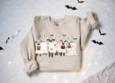 Cows Halloween Sweatshirt, Halloween Ghost Cows Sweatshirt, Spooky Cows Halloween Gifts, Cow Lovers Halloween Gift