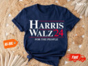 Harris Walz Shirt President Kamala Harris 2024 Shirt Election Shirt Kamala Rally Tshirt Tim Walz VP Tee Elect Kamala Harris Walz T Shirt Tee