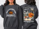 Halloweentown Est 1998 Back and Front Sweatshirt, Retro Halloween Town Crewneck Sweater Halloweentown University Halloween Fall Sweatshirt