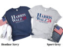 Harris Walz Shirt President Kamala Harris 2024 Shirt Election Shirt Kamala Rally Tshirt Tim Walz VP Tee Elect Kamala Harris Walz T Shirt Tee