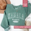 Comfort Colors® Kamala 2024 President Sweatshirt, Kamala Harris President 2024 Sweatshirts, Womens Power, Democrat Sweaters, Election 2024