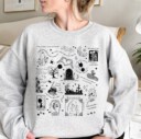 Halloween Shirt, Halloween Songs Shirt, Halloween Lyrics Shirt, Halloween Pumpkin Shirt, Spooky Season, Fall Season Shirt, Ghost Sweatshirt