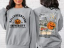 Halloweentown Est 1998 Back and Front Sweatshirt, Retro Halloween Town Crewneck Sweater Halloweentown University Halloween Fall Sweatshirt