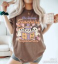 Comfort Colors Teacher Halloween Shirt Halloween Teacher Tee Spooky Teacher T-shirt Ghost Teacher Fall Teacher Shirt Cute Teacher Tee