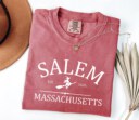 Comfort Colors® Salem Massachusetts shirt, pooky shirt for her, Witch shirt, Halloween Party Shirt, Salem Broom Company tshirt, iprintasty