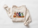 Pitbull Fall Dog Sweatshirt, Pitbull Ghost Dogs sweatshirt,Fall dog Shirt, Dog Lover Shirt, Pumpkin dog shirt, Thanksgiving shirt