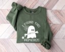 I Found This Humerus Ghost Sweatshirt, Halloween Sweatshirt, Nursing School Clothing, Fall Sweatshirt, Funny Halloween