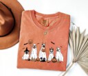 Comfort Colors® Сute Ghost Dog T-shirt, Ghost Dog Tee,Halloween Dog T-shirt, Spooky Season Gift, Dog Lovers Tshirt, Halloween Cute Shirt
