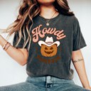 Retro Halloween Shirt, Howdy Pumpkin Western Shirt, Womens Halloween Shirt, Cute Country Howdy Shirt, Pumpkin Shirt, Fall Graphic Tee