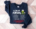 Funny Christmas Nurse Sweatshirt,Merry Grinchmas shirt,Nursing shirt,Christmas Gift For Nurse, Nurse Grinch Shirt,Cute Christmas Nurse Shirt