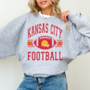 Kansas City Football Sweatshirt And T-Shirt, Kansas City Football Fan Shirt, Kansas City Football Gift, Go Kansas City Crewneck Shirt