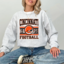 Vintage Cincinnati Football Sweatshirt T-Shirt And Hoodie, Trendy Cincinnati Football Fan Gift, Cincinnati Game Day Shirt, Cincinnati Hoodie