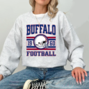 Vintage Buffalo Football Sweatshirt T-Shirt And Hoodie, Trendy Buffalo Football Fan Gift, Buffalo Game Day Shirt, Trendy Bill Sweatshirt