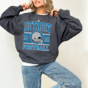 Detroit Football Sweatshirt, Vintage Detroit Lions Crewneck Sweatshirt/ Shirt, Lions Gear, Detroit Lions Hoodie, Game Day Sweatshirt