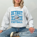 Detroit Football Sweatshirt, Vintage Detroit Lions Crewneck Sweatshirt/ Shirt, Lions Gear, Detroit Lions Hoodie, Game Day Sweatshirt