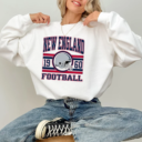 New England Football Sweatshirt Shirts And Hoodie, Trendy New England Football Fan Shirt, New England Game Day Crewneck, New England Sweater