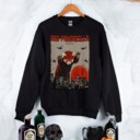 Unisex Heavy Blend Crewneck Sweatshirt Red Pandazilla, Panda Lover Tee, Funny Red Panda Shirt, Vintage Pandazilla