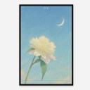 A White Flower Aesthetic Art Print
