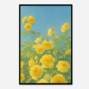 Yellow Rose Aesthetic Art Print