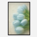 Blue Tulips Aesthetic Art Print