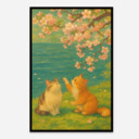 Cats Style Hand-Drawn Illustration Aesthetic Art Print