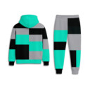 Nike Teal & Grey Colorblock - Hoodie & Joggers Set