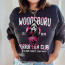 Woodsboro Horror Film Club Sweatshirt, Scream Sweatshirt, Movie Sweatshirt, Scary Movie Sweater, Horror Movie Shirt, 90s Horror
