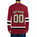 DETROIT RED WINGS – The Original Six  Neck Hockey Jersey - Custom Name