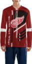 DETROIT RED WINGS – Vertical Block Neck Hockey Jersey - Custom Name
