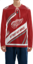 DETROIT RED WINGS – Dynamic Stripes Neck Hockey Jersey 