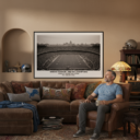 DETROIT LIONS – 1957 NFL Champions Briggs Stadium Framed Poster