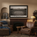 DETROIT LIONS – 1957 NFL Champions Briggs Stadium Framed Poster