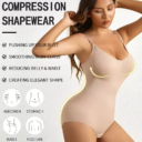 1 Piece Solid Seamless Shaping Shapewear Bodysuit, Tummy Control Butt Lifting Slimmer Body Shaper, Women's Underwear & Shapewear