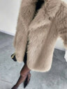 Glam Faux Fur Longline Coat – Open Front Fluffy Plush Winter Outerwear (4 Colors)