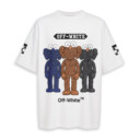 OFF WHITE, Kaws - Boxy Drop-Shoulder Tee - Streetwear Fashion