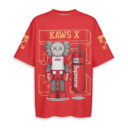 OFF WHITE x Supreme x Kaws - Boxy Drop-Shoulder Tee - Streetwear Fashion