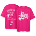 Stussy NIKE - Boxy Drop-Shoulder Tee - Streetwear Fashion