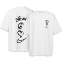 STUSSY, NIKE - Boxy Drop-Shoulder Tee - Streetwear Fashion