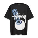 STUSSY - Boxy Drop-Shoulder Tee - Streetwear Fashion