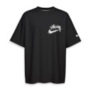 STUSSY, NIKE - Boxy Drop-Shoulder Tee - Streetwear Fashion