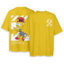 OFF WHITE x Bart Simpson - Boxy Drop-Shoulder Tee - Streetwear Fashion