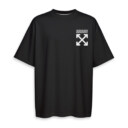 OFF WHITE, Bart Simpson - Boxy Drop-Shoulder Tee - Streetwear Style