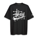Stussy NIKE - Boxy Drop-Shoulder Tee - Streetwear Fashion