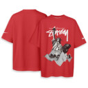 Stussy - Boxy Drop-Shoulder Tee - Streetwear Fashion
