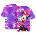 LOUIS VUITTON x Minnie Mouse - Boxy Drop-Shoulder Tee - Streetwear Fashion