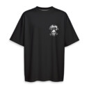 STUSSY Skull - Boxy Drop-Shoulder Tee - Streetwear Fashion
