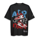 JORDAN Sneaker - Boxy Drop-Shoulder Tee - Streetwear Fashion
