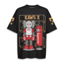 OFF WHITE x Supreme x Kaws - Boxy Drop-Shoulder Tee - Streetwear Fashion