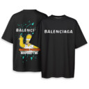The Simpsons, BALENCIAGA - Boxy Drop-Shoulder Tee - Streetwear Fashion